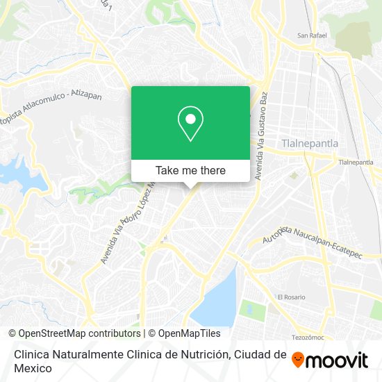 Clinica Naturalmente Clinica de Nutrición map