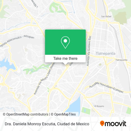 Mapa de Dra. Daniela Monroy Escutia