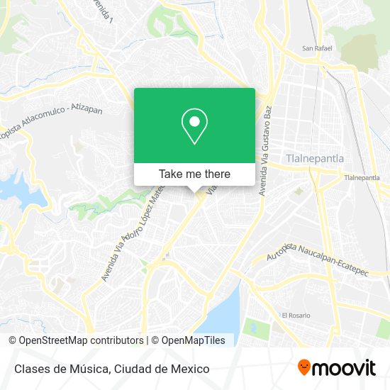 Clases de Música map