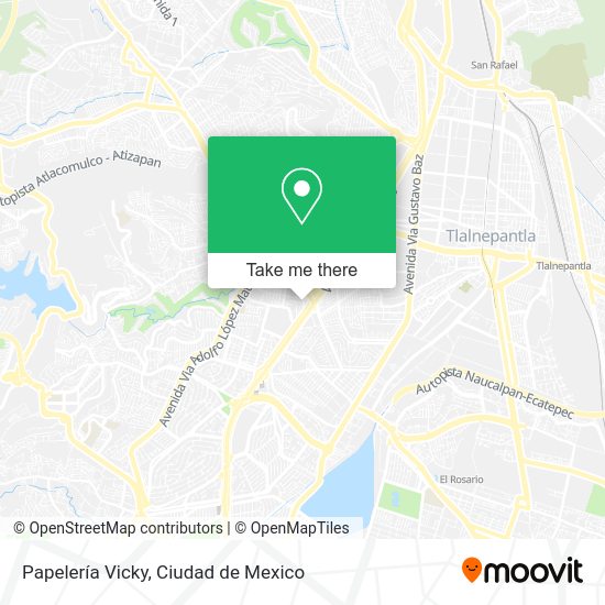 Papelería Vicky map