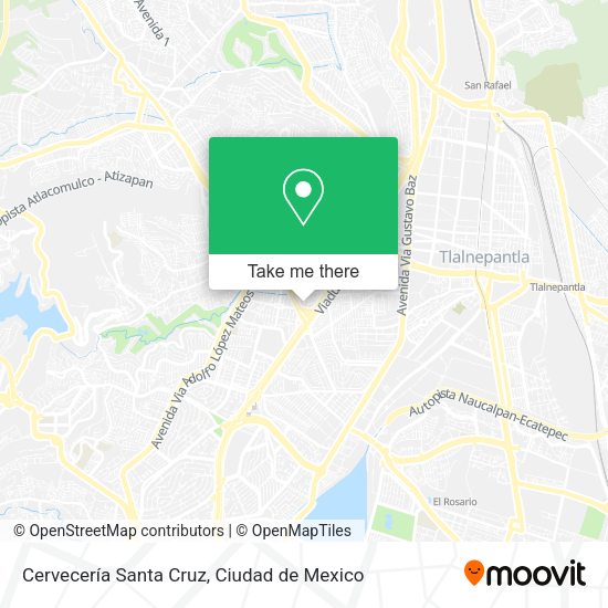 Cervecería Santa Cruz map
