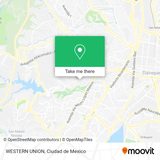 WESTERN UNION map