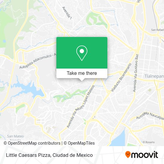 Little Caesars Pizza map