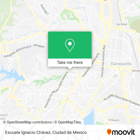 Escuela Ignacio Chávez map
