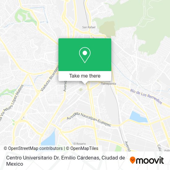 Centro Universitario Dr. Emilio Cárdenas map