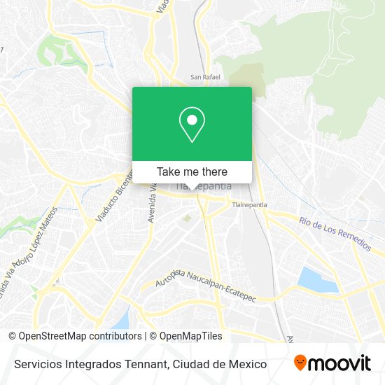 Mapa de Servicios Integrados Tennant
