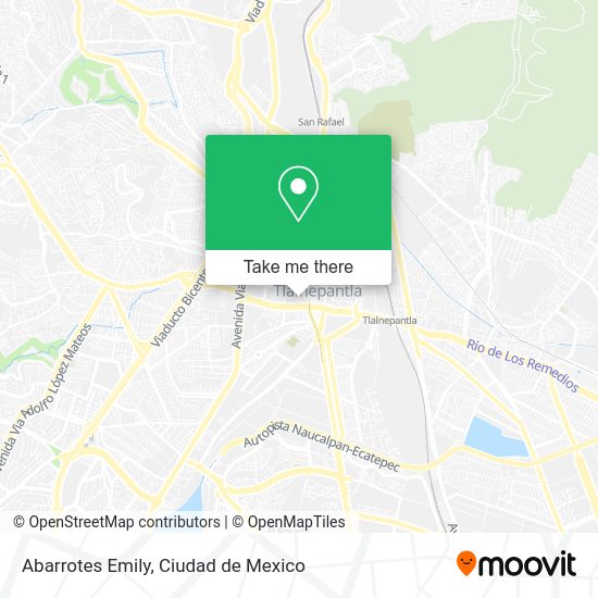 Abarrotes Emily map
