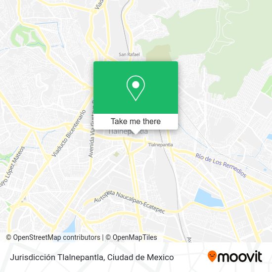 Jurisdicción Tlalnepantla map
