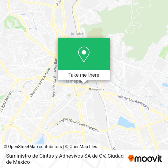 Suministro de Cintas y Adhesivos SA de CV map