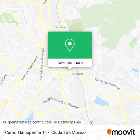 Came Tlalnepantla 117 map
