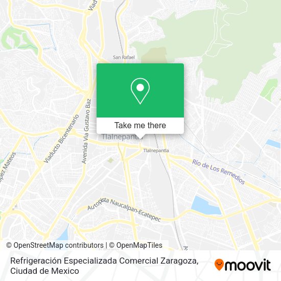 Refrigeración Especializada Comercial Zaragoza map