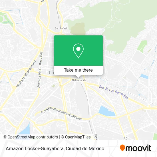 Amazon Locker-Guayabera map