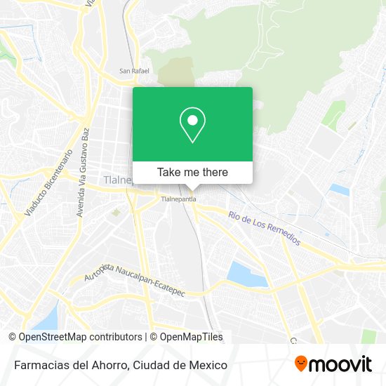 Farmacias del Ahorro map
