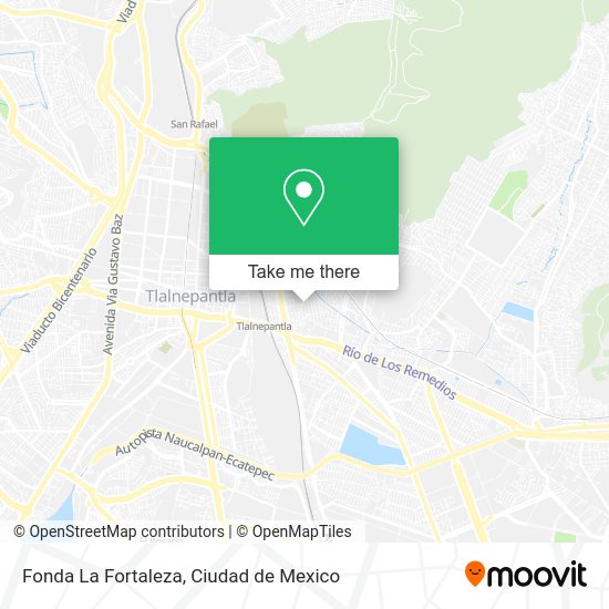 Fonda La Fortaleza map