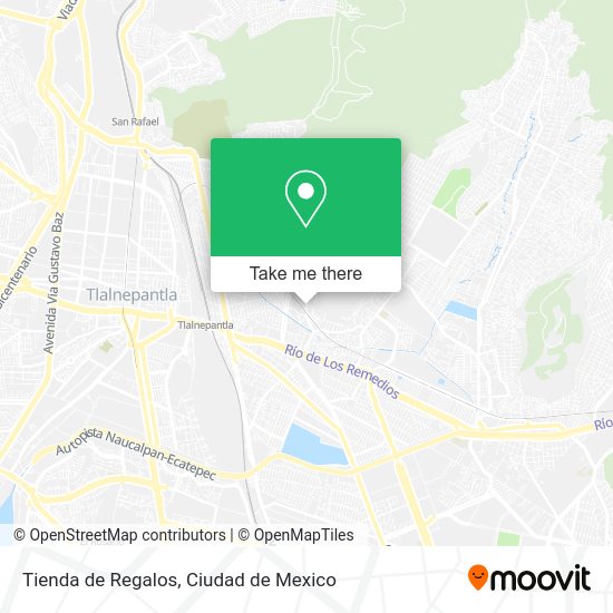 Mapa de Tienda de Regalos