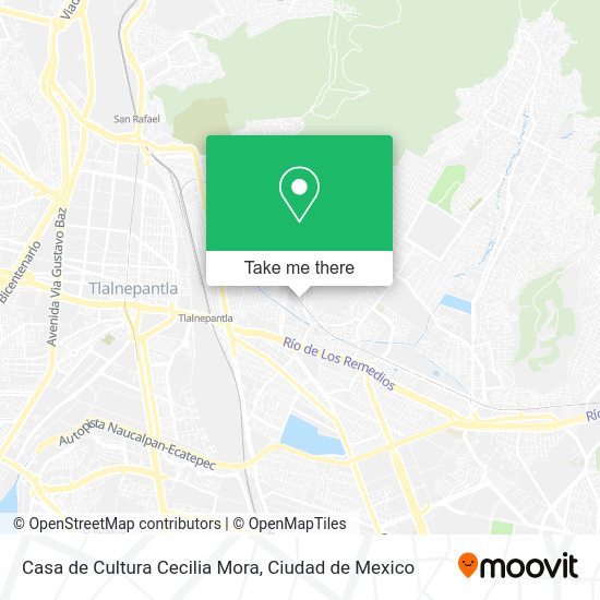 Mapa de Casa de Cultura Cecilia Mora