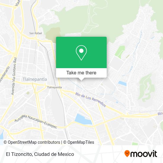 Mapa de El Tizoncito