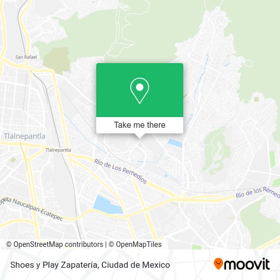 Mapa de Shoes y Play Zapatería
