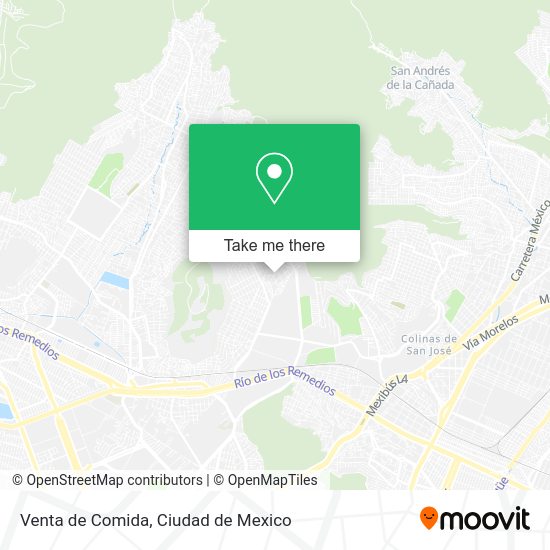 Mapa de Venta de Comida