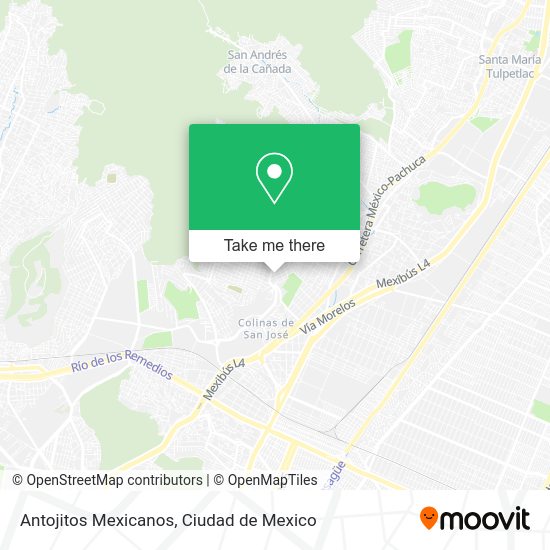 Antojitos Mexicanos map