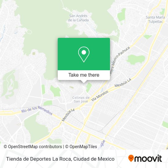 Tienda de Deportes La Roca map