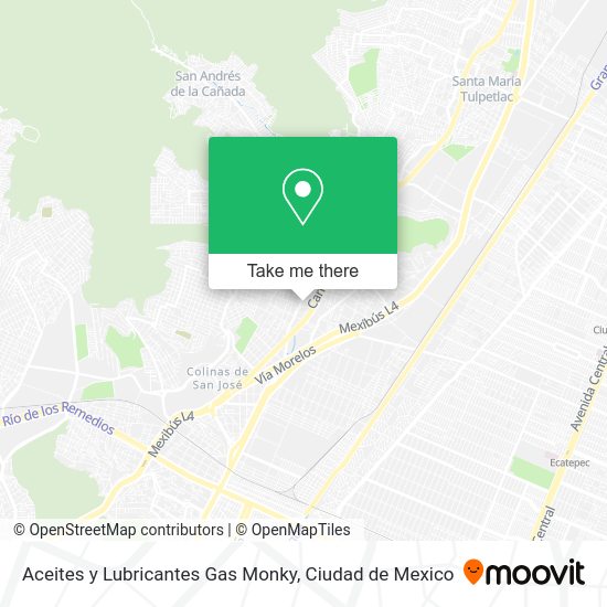 Mapa de Aceites y Lubricantes Gas Monky
