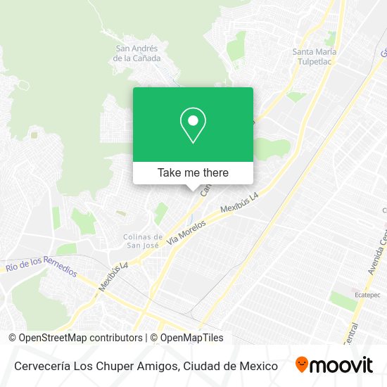 Cervecería Los Chuper Amigos map