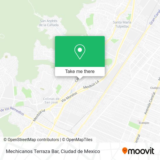 Mechicanos Terraza Bar map