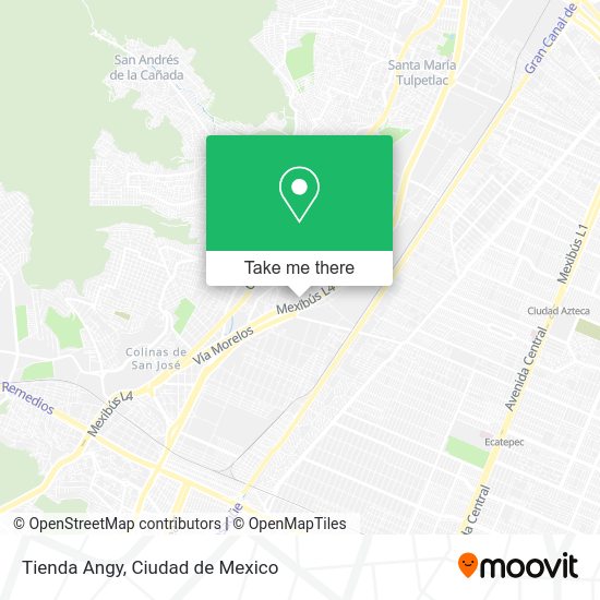 Mapa de Tienda Angy