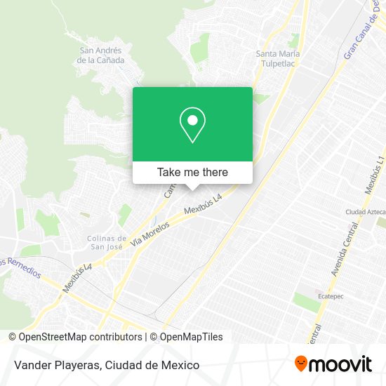 Mapa de Vander Playeras