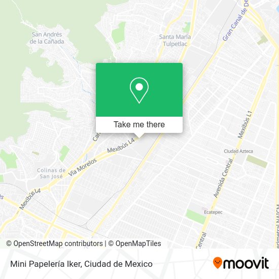 Mini Papelería Iker map