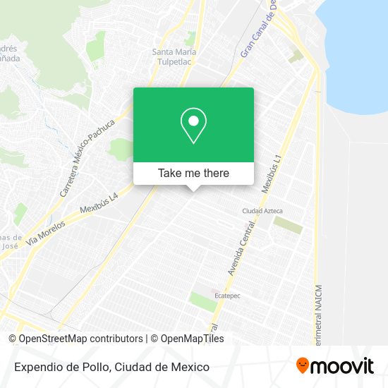 Expendio de Pollo map