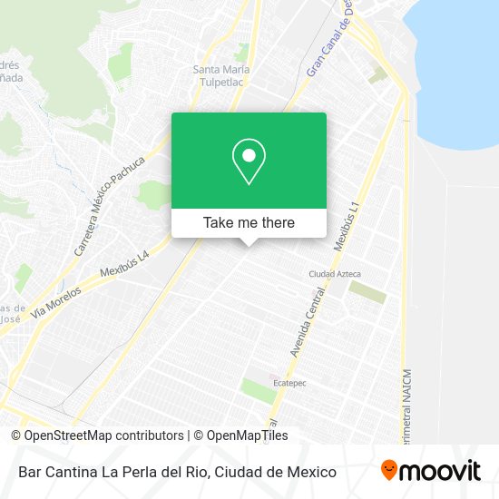 Mapa de Bar Cantina La Perla del Rio