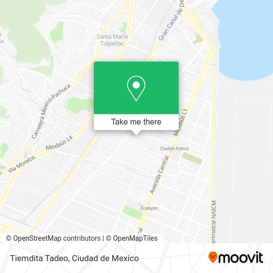 Tiemdita Tadeo map