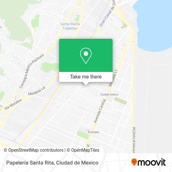 Mapa de Papelería Santa Rita