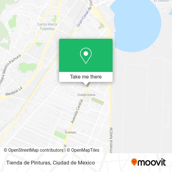 Mapa de Tienda de Pinturas