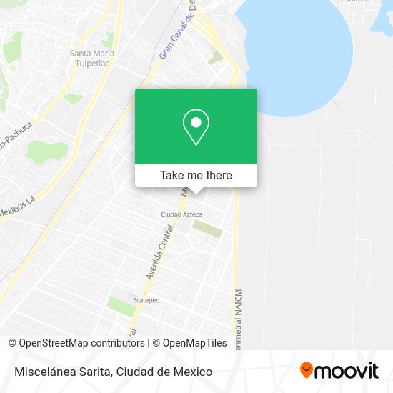 Miscelánea Sarita map