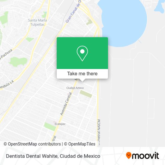 Mapa de Dentista Dental Wahite