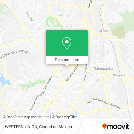 WESTERN UNION map