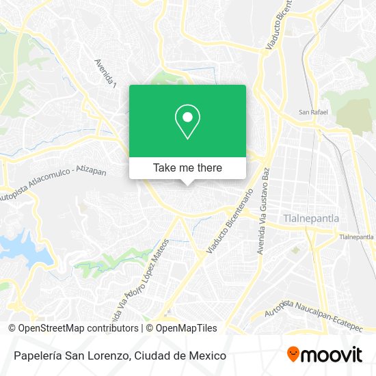 Papelería San Lorenzo map
