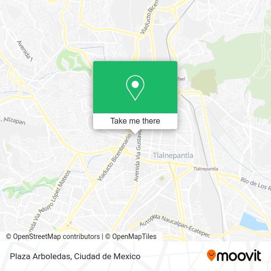 Plaza Arboledas map