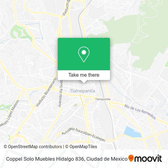 Coppel Solo Muebles Hidalgo 836 map