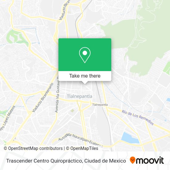 Trascender Centro Quiropráctico map