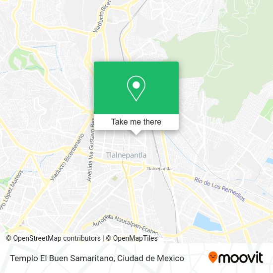 Templo El Buen Samaritano map