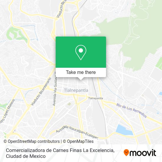 Comercializadora de Carnes Finas La Excelencia map