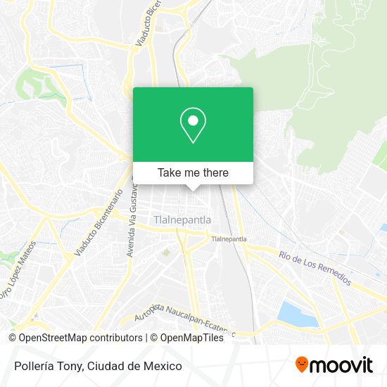 Pollería Tony map