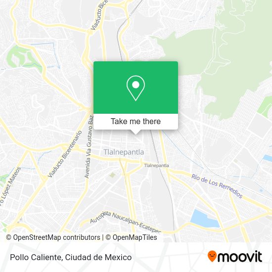 Pollo Caliente map