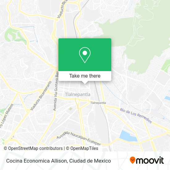 Cocina Economica Allison map
