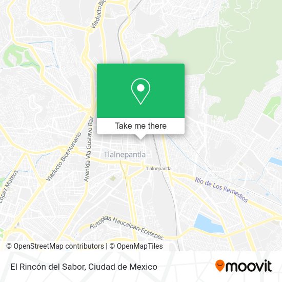 El Rincón del Sabor map