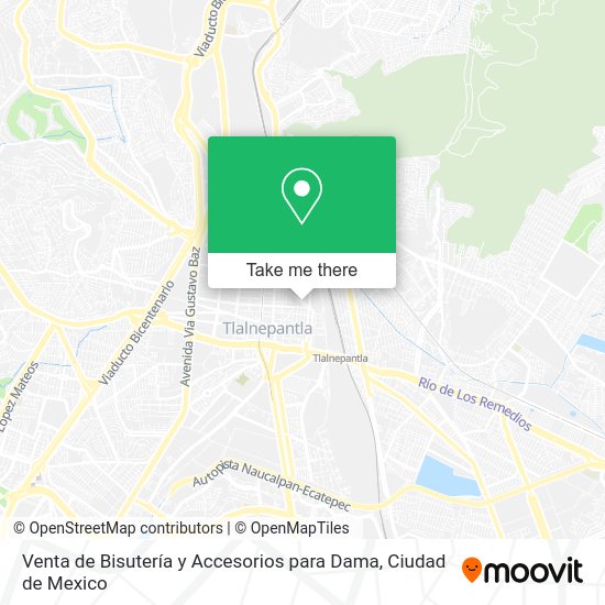 Venta de Bisutería y Accesorios para Dama map